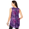 thumbnail image 3 of Roaman's Women's Plus Size Sleeveless Angelina Tunic, 3 of 6