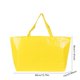 thumbnail image 3 of Bolsa de plástico tejido grande con asas reforzadas, impermeable, reutilizable, extragrande para compras de supermercado, viajes, lavandería y almacenamiento, 45 x 30 x 15 cm, 3 of 6