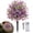 Purple, variant on Fmxomd Artificial Violet for Outdoor Indoor Garden Home Decoration - 24'' Outdoor/Indoor UV Resistant & Waterproof Artificial Flower Decor, Artificials Violet Flower with Led Light String