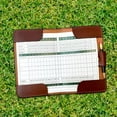 thumbnail image 1 of Colaxi Golf Scorecard Holder, Yardage Book Cover, Exercise PU Leather, Golf Scorecard Golf Score Cards Holder for Game Outdoor Gifts, 1 of 8