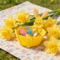 thumbnail image 6 of Easter Bunny Baskets with Rabbits Ears Easter Desktop Decor Storage Basket for Candy Party Props, 6 of 6