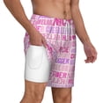 thumbnail image 2 of Sigee Best Mom ever Print Mens Swim Trunks with Compression Liner Quick Dry Swim Stretch Beach Shorts with Pockets,S-3XL, 2 of 7