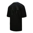 thumbnail image 3 of Men's Mitchell & Ness  Black Golden State Warriors Playmaker Vintage Logo T-Shirt, 3 of 6
