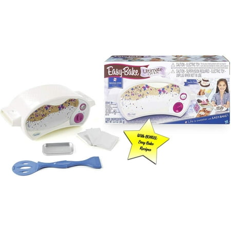 Easy Bake Ultimate Oven Gift Bundle with Recipes and Child Electric, White