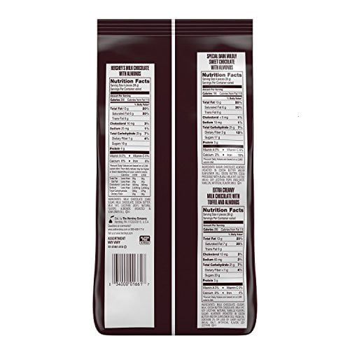 Hershey's Nuggets Snack Size Milk & Dark Chocolate Candy Bars, 145 pk./52 oz.