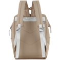 thumbnail image 3 of Mochila himawari 1881-Khaki de lona impermeable con puerto USB de 18 L, 3 of 8