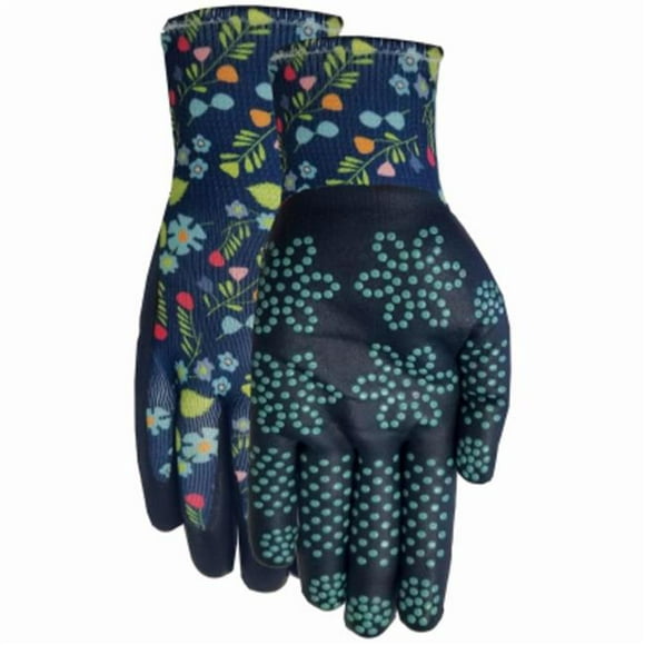 Midwest Qualité Gloves 103475 MAX Grip Jardin Gant&44; Bleu