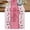 Deep Red, variant on Pink Mother's Day Table Runner, Watercolor Flowers Modern Polka Dot Striped Washable Cotton Linen Table Runners 36 Inches Long, Dresser Scarf Runner for Nightstand/End Tables/Round Tables 13''x36''