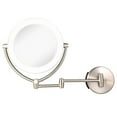 thumbnail image 2 of Rucci M1000 13.5 in. 1x & 10x Magnifying Lighted Makeup Vanity Mirror with 3 Touch, 3 Tones, AC Adapter & Battery, 2 of 8