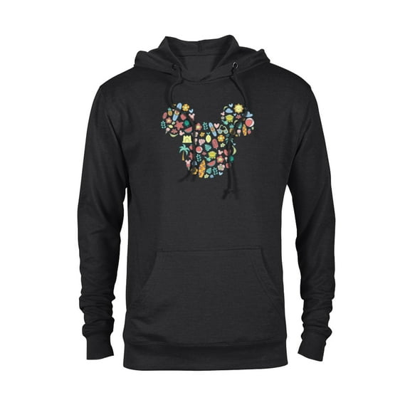 Disney Mickey Mouse Icon Summer Fun - Pullover Hoodie for Adults - Customized-Black
