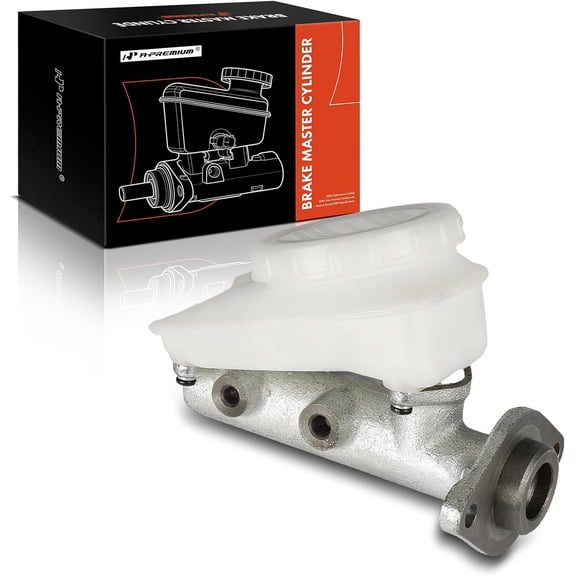 A-Premium Brake Master Cylinder with Reservoir and Cap Compatible with Triumph Vehicles - TR250 1968, TR6 1969-1976 - Replace# 516336, 218069