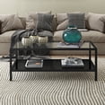 thumbnail image 6 of Evelyn&Zoe Rigan 45" Wide Rectangular Coffee Table, Blackened Bronze, 6 of 12