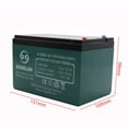 thumbnail image 5 of 6-DZM-12 20ah 24V 48V 12Ah Battery For Electric GoKart ATV Scooter Golf Mobility, 5 of 10