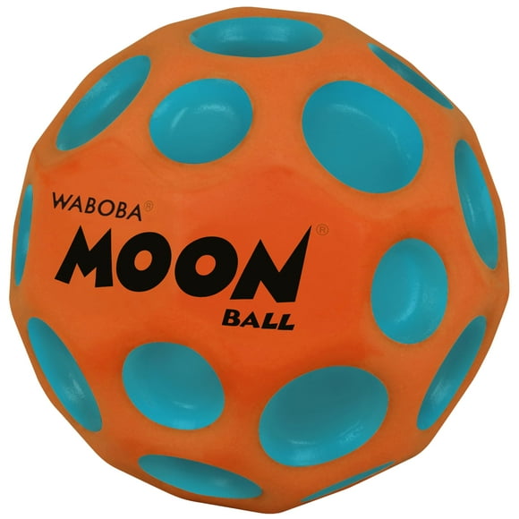 Pelota rebotante Waboba Moon Super High Bounce de 65 mm, color naranja