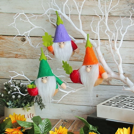 

Yesbay Christmas Tree Pendant Soft Lightweight Increase Atmosphere Nice Appearance Reusable Decorate Portable Tomato Elk Old Man Christmas Decorations for Christmas