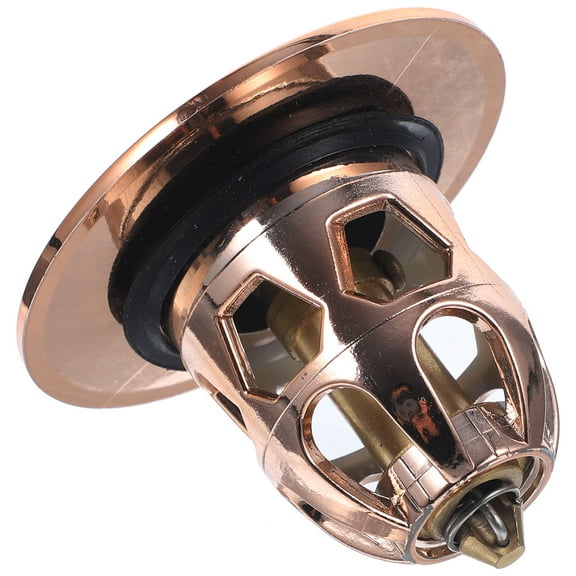 FOMIYES Bathroom Drain Plug Rose Gold 1Set 2.4x2.4x2In