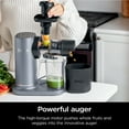 thumbnail image 5 of Ninja NeverClog Cold Press Juicer 150W, 18oz Jug, 30oz Pulp Container, 2-Speed, Compact, JC150, 5 of 11