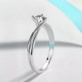 thumbnail image 4 of 1ct Jewelry 925 Silver CZ New Simple Claw Band Bride's Wedding Party Ring Sz 4-9, 4 of 5