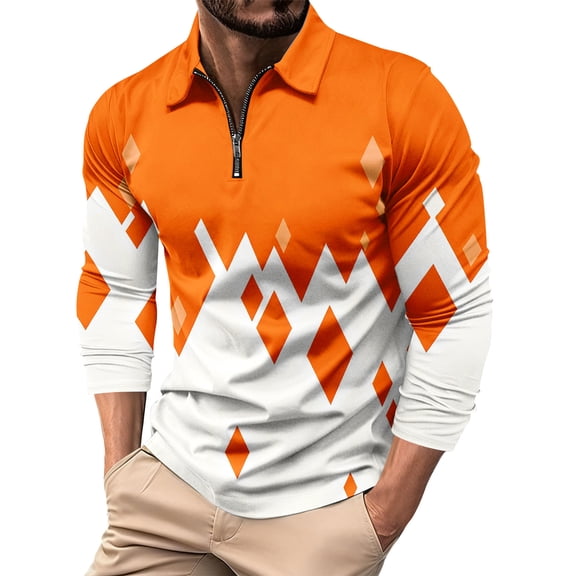 QHRMKOG Men Sweatshirts Color Blocked Warm 1/4 Zip Pullover Relaxed Fit Sport Stand Collar Sweatshirts Autumn Trendy Long Sleeve Tops Yellow L