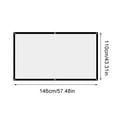 thumbnail image 2 of EGNMCR Projector 60/72/84/100/120inch Portable Foldable Wall Projector HD Screen 4:3 Home Theatre Outdoor Portable Screen, 2 of 2
