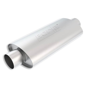Borla 3 -1/2in In/Out x 5in Round x 8in Long XR-1 Sportsman Shorty Racing Muffler