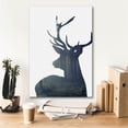 thumbnail image 5 of Epic Graffiti 'Forest Deer Silhouette' by Incado, Giclee Canvas Wall Art, 18"x26", 5 of 8