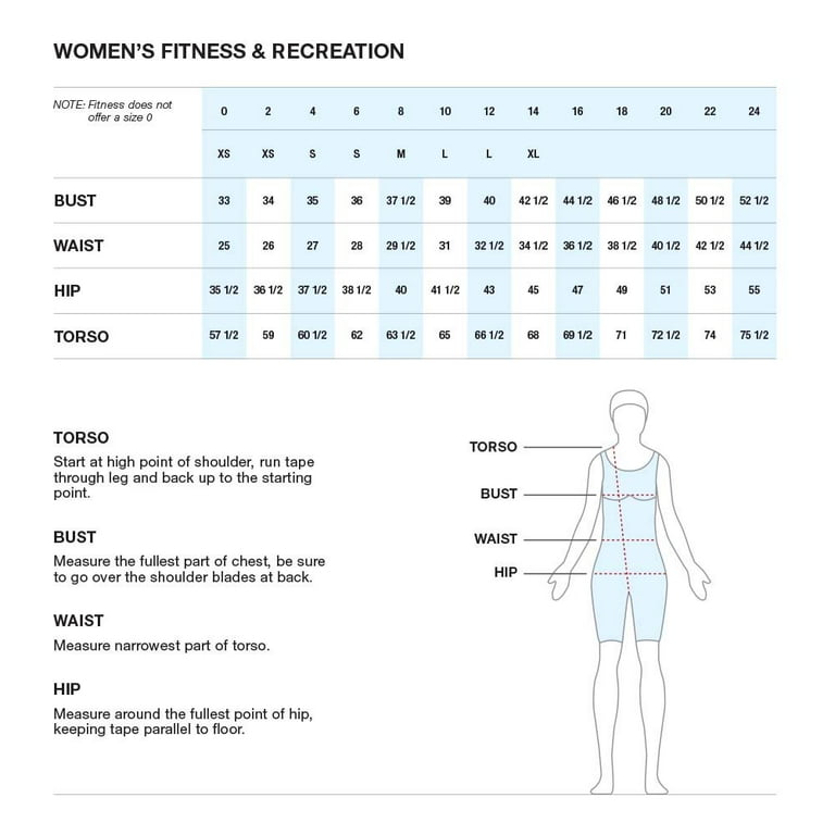 Speedo swimsuit hotsell womens size chart