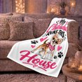 thumbnail image 6 of My Chihuahua Runs This House Pet Dog Lover, Playful Pet Portrait Pattern, Warm Flannel Blanket for Living Room and Reading Nook, Dog Lovers autumn celebration Gift, Pet Lover Home Decor, 6 of 9