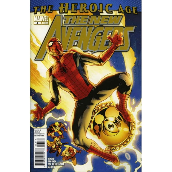 New Avengers (2nd Series) #4 VF ; Marvel Comic Book