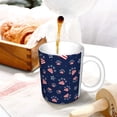 thumbnail image 3 of Yiaed Star Dog Paw Print Ceramics Coffee,Large Handle Design,Extra Large Tea and Coffee Cup for Office and Home Mugs, 3 of 6