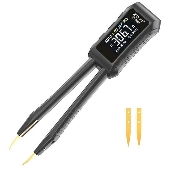 ZOYI LCR Meter - 10KHz LCR Meter Tweezer Digital Multimeter Tester