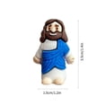 thumbnail image 3 of Vrorvz 24 Pcs Religious Figurines Easter Party Favors PVC Figurines for Religious Activities and Easter Gifts Long Lasting Exquisite Decorations for Office and Home Use, 3 of 6