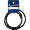Realeather Crafts RBL0501-01 Round Braided Leather Lace, 5 mm by 24-Inch, Black