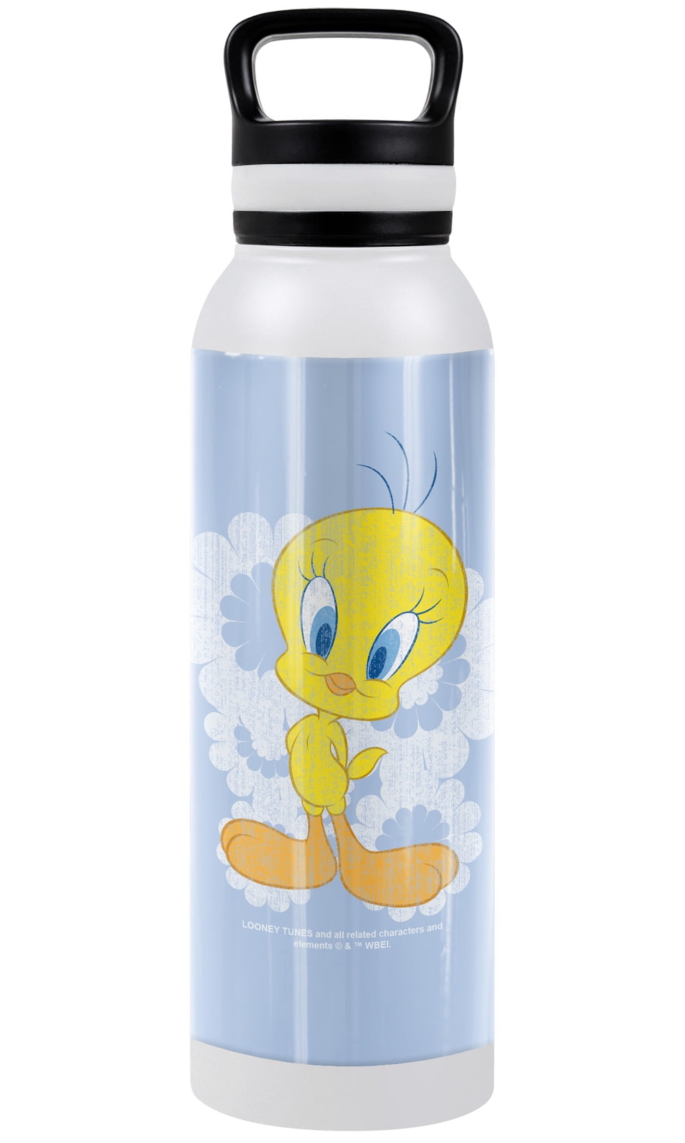 Looney Tunes Official Retro Tweety 24 oz Insulated Canteen Water Bottle ...