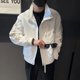 thumbnail image 5 of Abrigos con cremallera en V para hombre, ropa informal bordada de alta calidad, moda 2024, chaquetas de béisbol para hombre, ofertas, nuevas en entrega rápida, frío Y2k, 5 of 5