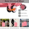 thumbnail image 4 of Luggage Sets 3 Piece, Lightweight Suitcase with TSA Lock and Spinner Wheels,  Expandable Hard Shell Carry On Luggage, (20/24/28), Pink, 4 of 7