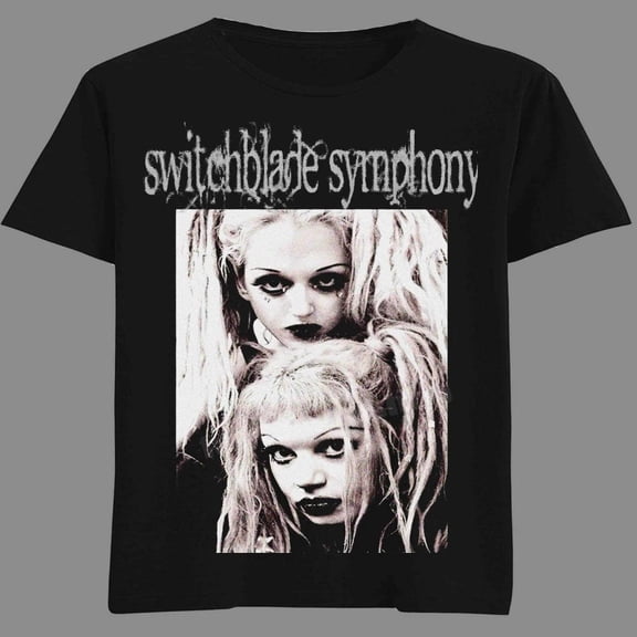VTG Switchblade Symphony T-shirt Black Tee All Sizes S to 5XL 1F700