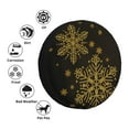thumbnail image 5 of 14'' Christmas Stars Snowflakes Tire Cover, Universal Spare Wheel Covers, Dust-Proof, Water-Proof, Sun-Proof and Corrosion-Proof, 5 of 9