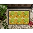 thumbnail image 3 of Watercolor Limes and Oranges Citrus Door Mat, 3 of 4