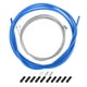 thumbnail image 4 of Juego de fundas para cables de cambio de freno delantero y trasero de bicicleta para bicicleta de montaña y carretera Azul de palanca, 4 of 9