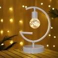 thumbnail image 4 of Lámpara con pilas, lámpara de mesita de noche inalámbrica con pilas, luz nocturna portátil con jaula de metal para sala de estar, dormitorio, comedor, patio, pasillo, entrada en interiores y, 4 of 5