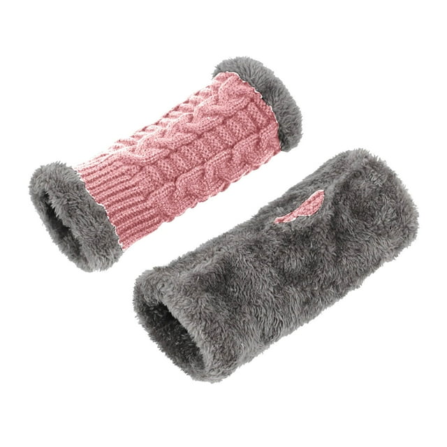 GDREDA Thermal Gloves for Women Cold Weather Windproof Winter Mittens with Touchscreen Technology Red,One Size