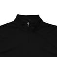 thumbnail image 4 of ZCFZJW Mens Quarter Zip Sweater Trendy Spring Summer Short Sleeve Mock Neck Pullover Ribbed Knit Casual Big and Tall Regular Fit Lightweight Pullover Sweaters Z-Black M, 4 of 8