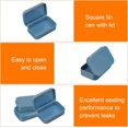 thumbnail image 3 of uxcell 6pcs Metal Tin Box, 3.7x2.4x0.8" Mini Portable Rectangular Empty Tinplate Small Storage Container Airtight Tins with Lids for Candy Favors Crafts Christmas Gifts, Blue, 3 of 7