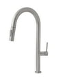 thumbnail image 5 of Stylish 17 ¼" Ht Single Handle Brushed Nickel Pull Down Kitchen Faucet K-141B, 5 of 11