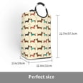 thumbnail image 2 of Disketp Dachshund Dog Square Laundry Bag Large Collapsible Dirty Clothes Bags With Handles Waterproof Essentials Storage For College Dorm, Family, 2 of 5