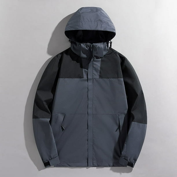 Chaqueta fina de una sola capa para exteriores de primavera y otono para hombre chaqueta impermeable a prueba de viento ropa de moda para mujer Walmart en linea