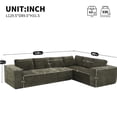 thumbnail image 2 of Flexible Modular Setup - 6-seat Chenille Sofa for Customizable Room Layouts, 2 of 5