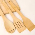 thumbnail image 4 of FACEGA Bamboo Spatula,Eco-Friendly and Healthy Bamboo Spatula,Extended Handle Design Wood Spatula,Brown4, 4 of 5