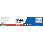Nutricost BCAA Powder- 2:1:1 (Strawberry Kiwi) 60 Servings - Non-GMO Amino Acid Supplement
